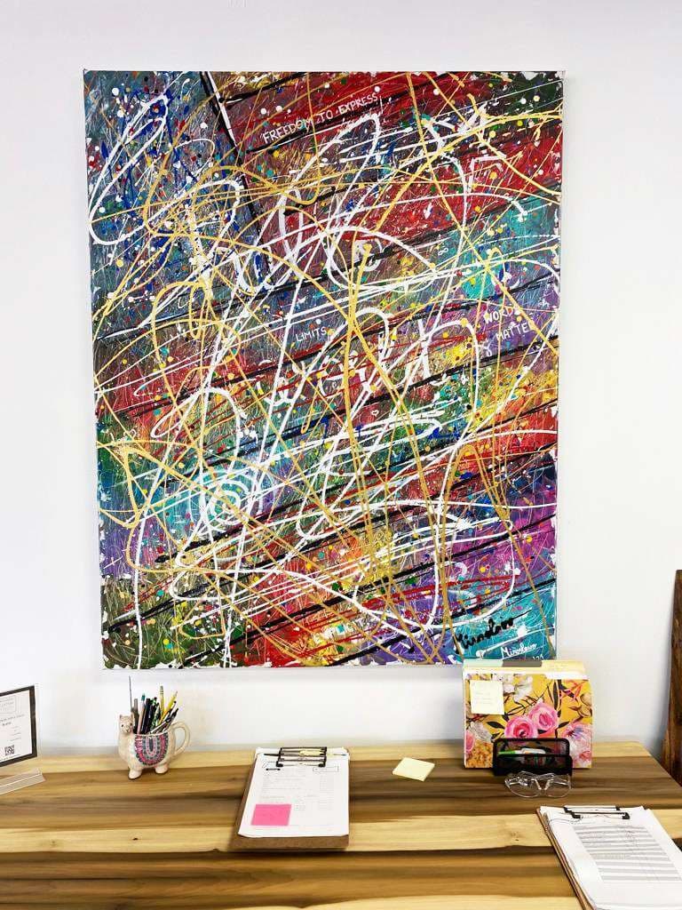 Freedom — colourful painting about freedom and independence by Miroslav