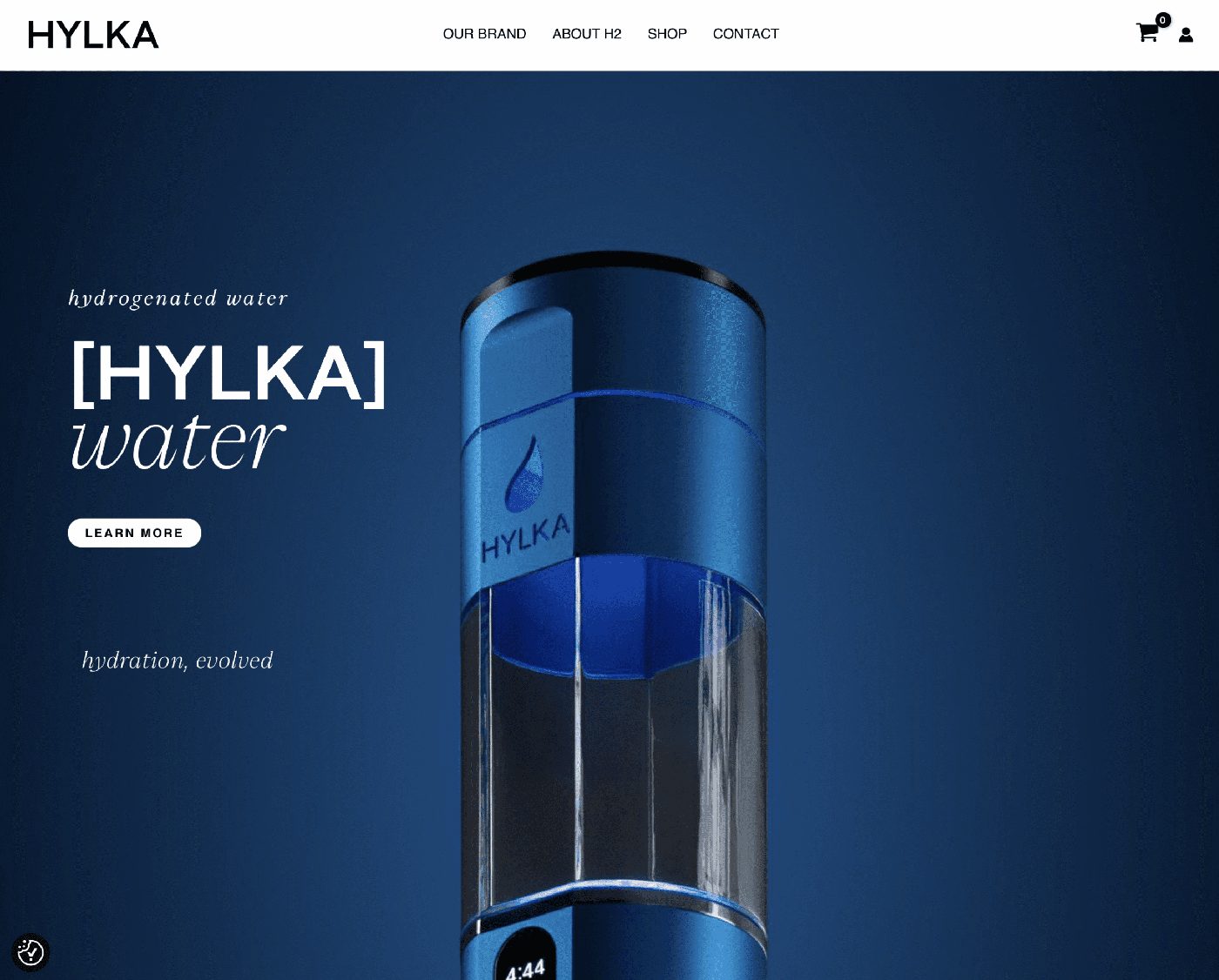 Web Hylka Water — diseño y desarrollo