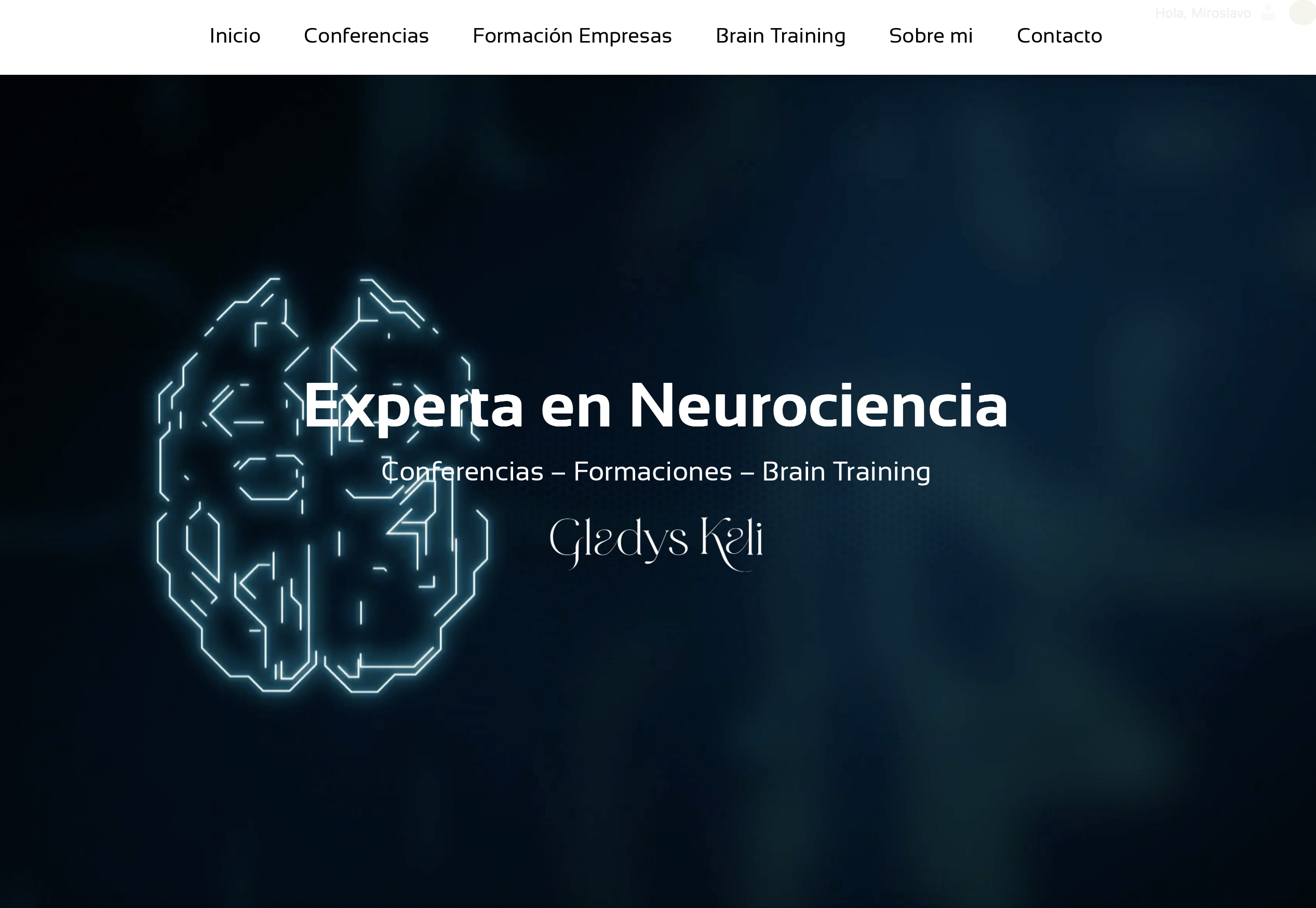 Gladys Kali website screenshot — clean design with strong UX and SEO structure